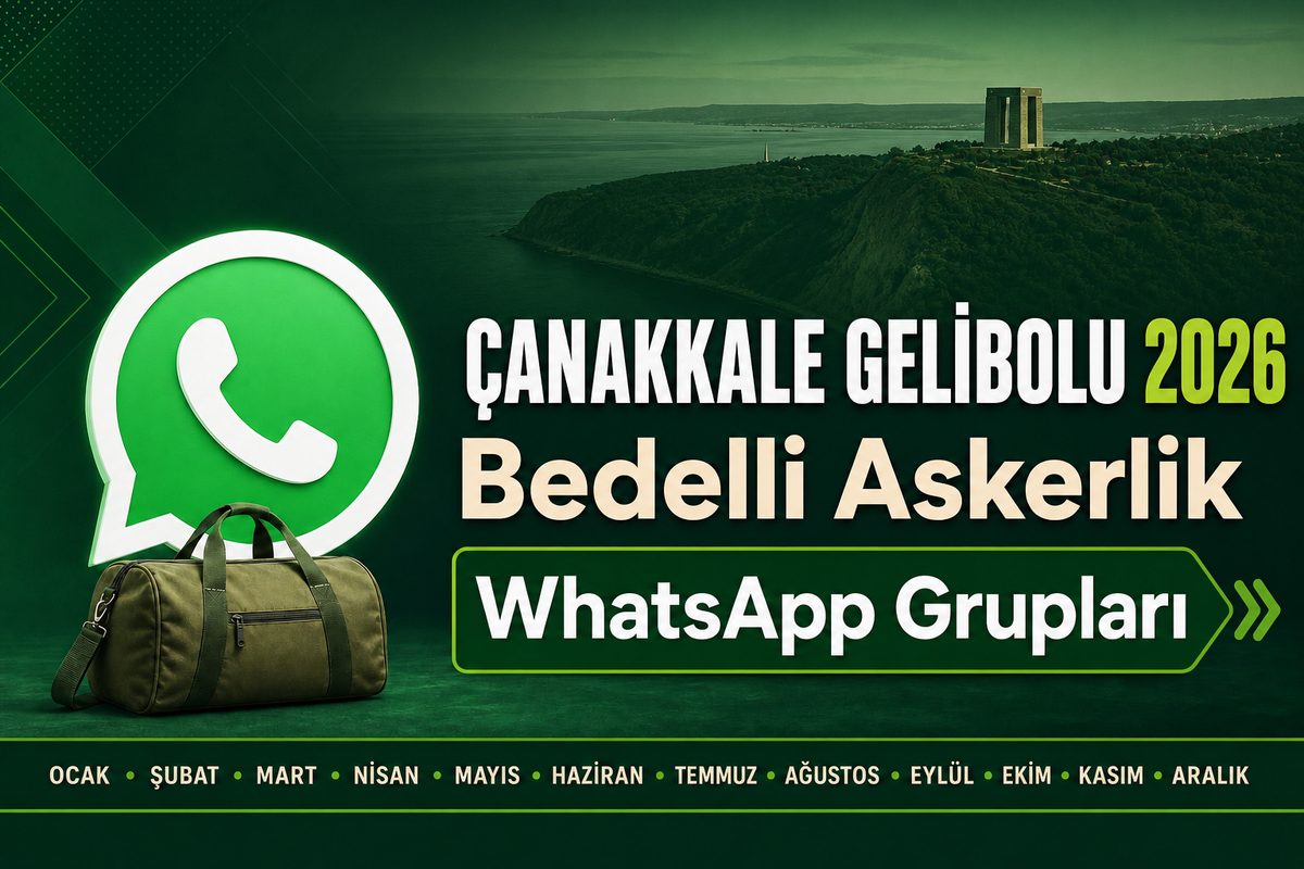 Çanakkale bedelli askerlik WhatsApp grupları