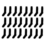 12’li Havacı – Denizci Askeri Yazlık Siyah Çorap