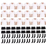 18’li Denizci Askeri Kıyafet Seti (Beyaz Fanila – Siyah Boxer – Siyah Çorap)