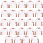 24’lü Denizci Askeri Beyaz Fanila Tişört