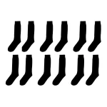 6’lı Havacı – Denizci Askeri Yazlık Siyah Çorap