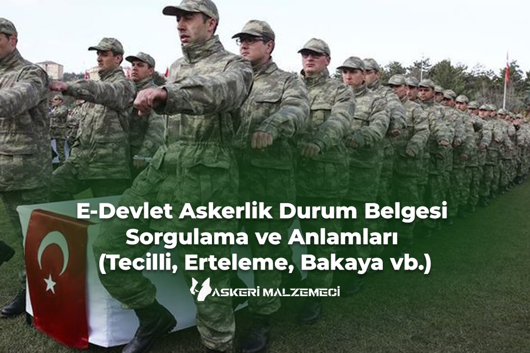 E-Devlet Askerlik Durum Belgesi Sorgulama ve Anlamları (Tecilli, Erteleme, Bakaya vb.)