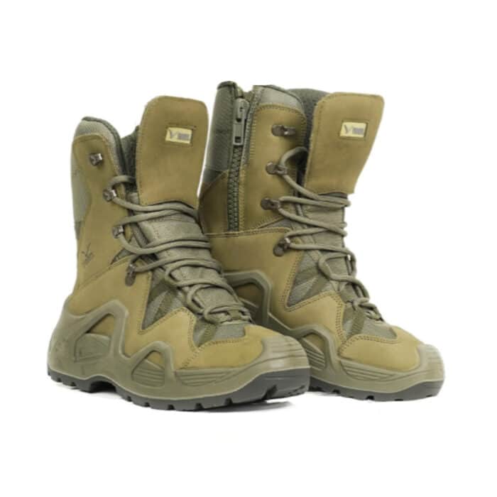 M1491 Vogel Tactical Fermuarlı Haki Askeri Bot 4 mevsim - Görsel 1