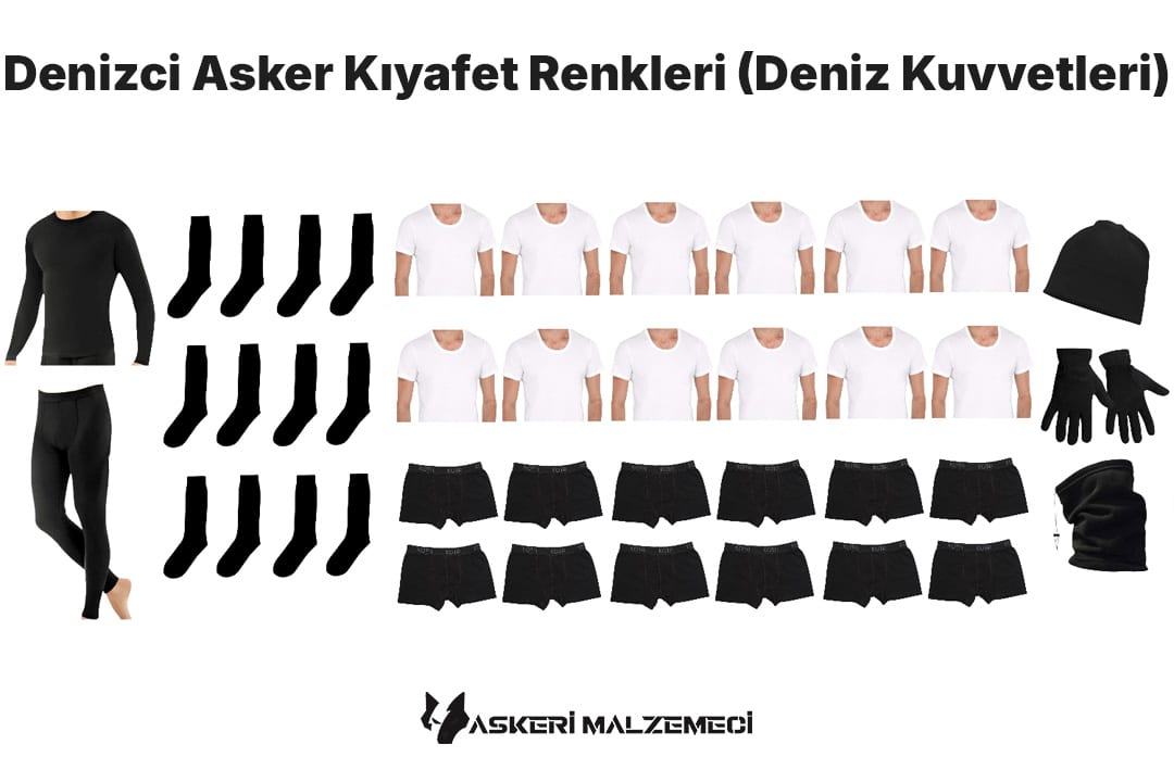 Denizci Asker Kıyafet Renkleri (Deniz Kuvvetleri)