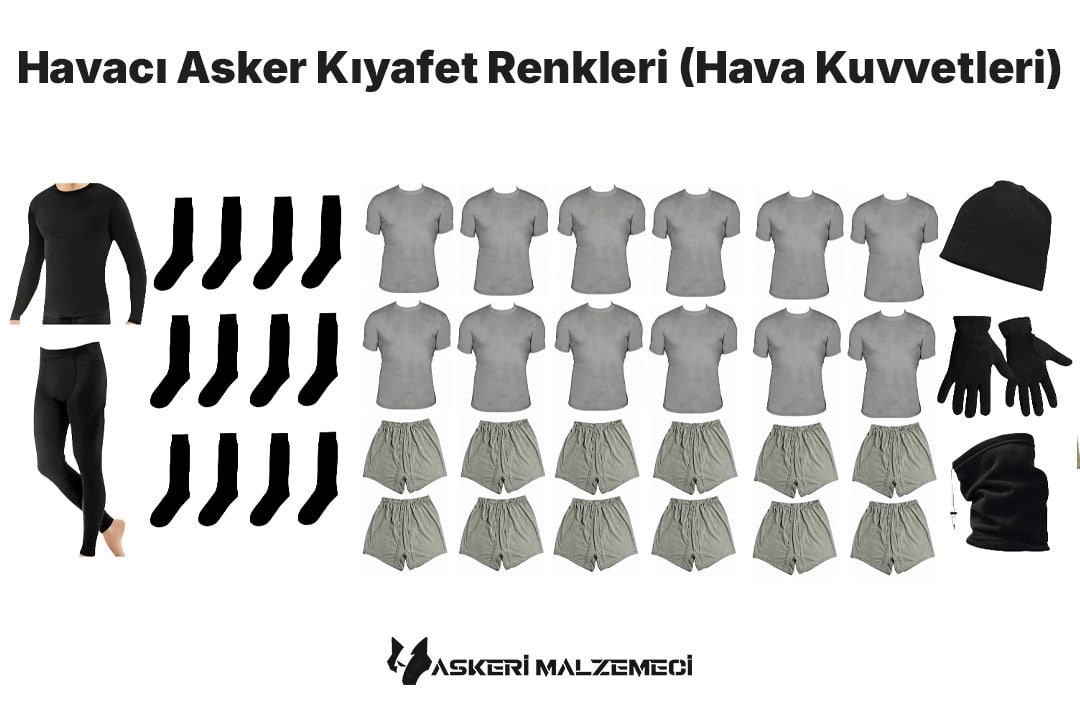 Havacı Asker Kıyafet Renkleri (Hava Kuvvetleri)