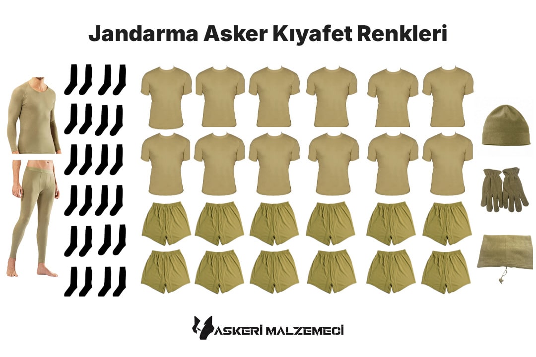 Jandarma Asker Kıyafet Renkleri